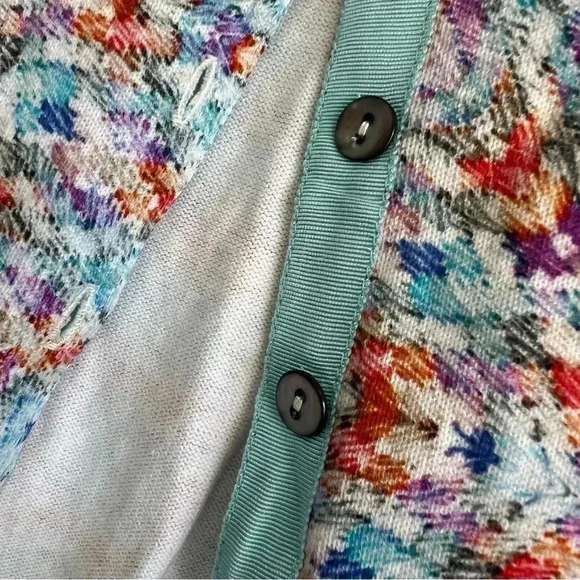 Sundance Size XS Evening Light Multicolor Kaleidoscope Cardigan Sweater - Picture 4 of 6